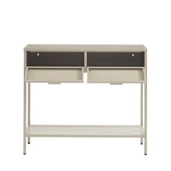 Console PANTONE métal taupe 100cm