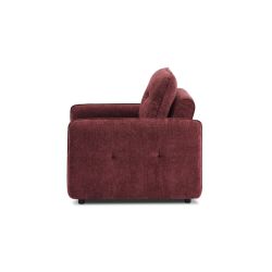 Fauteuil IMPA convertible tissu rouge 1 place