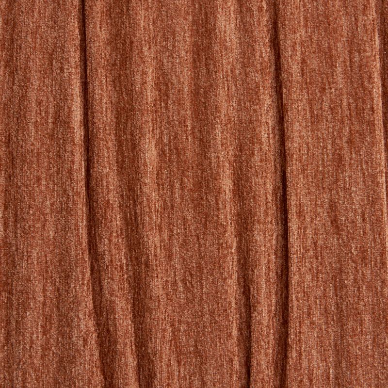 Canapé MARNI 3 places velours plissé épais terracotta