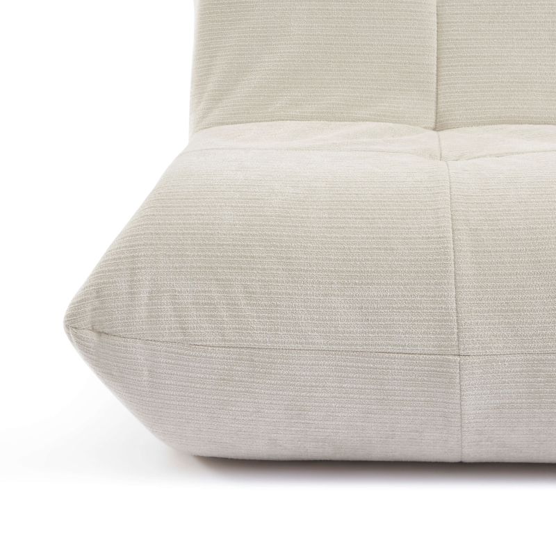Fauteuil compressé KAIDO tissu beige 1 place