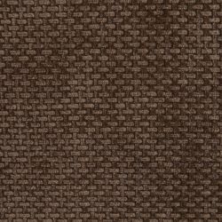 Ensemble banquette et chauffeuse JANIS modulable 3 places velours marron