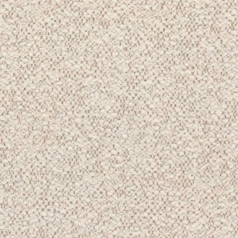 Canapé d'angle droit convertible CARLOTTA 4 places tissu bouclette grège