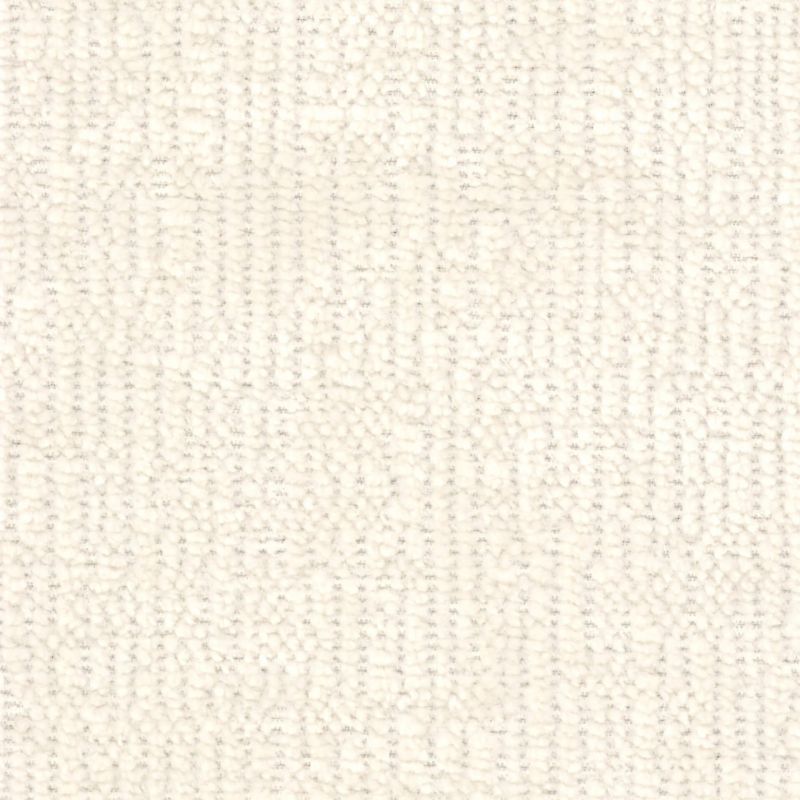 Canapé d'angle droit convertible CARLOTTA 4 places tissu chenille écru