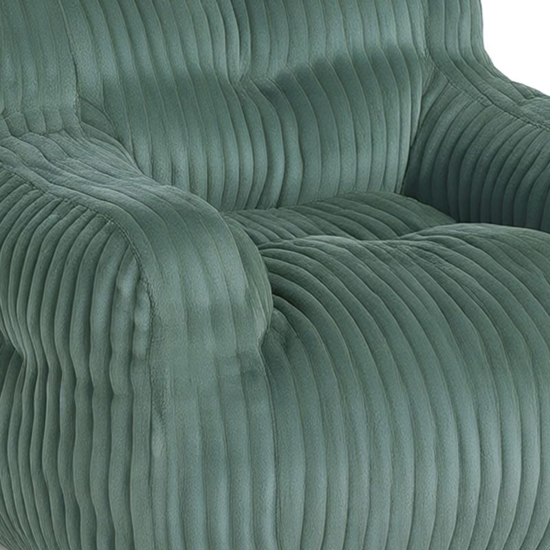 Pouf LUFFY velours côtelé vert