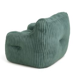 Pouf LUFFY velours côtelé vert