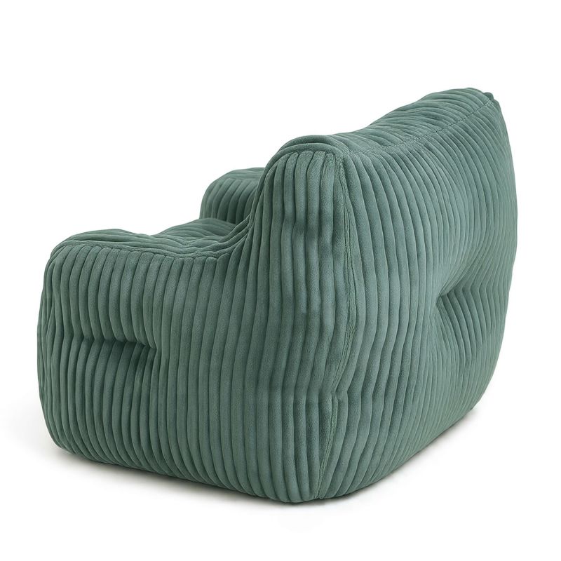 Pouf LUFFY velours côtelé vert