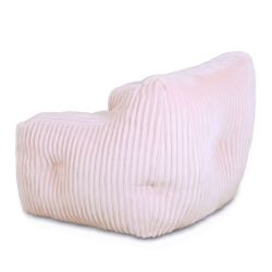 Pouf LUFFY velours côtelé rose