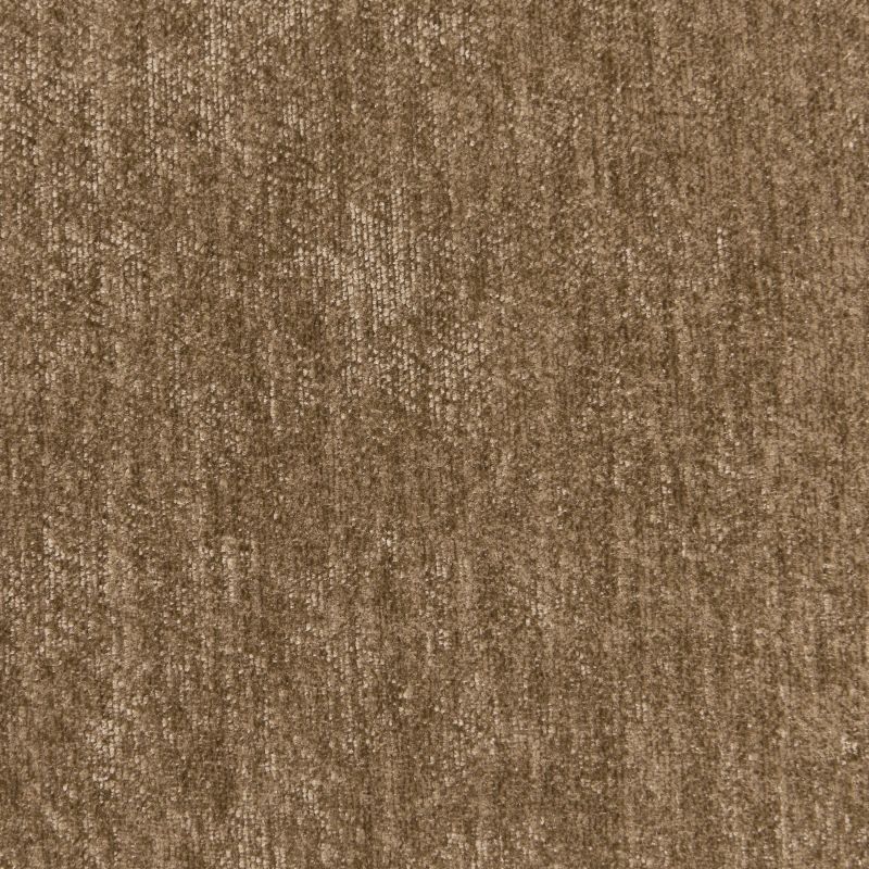 Canapé droit convertible LIVIO 3 places tissu marron