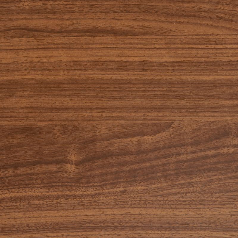 Ensemble repas table à manger ovale VASSI effet noyer et lot de 4 chaises ELLA tissu bordeaux