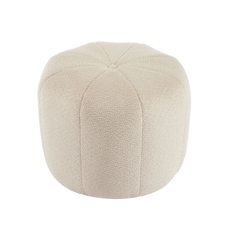Pouf ASSA tissu beige