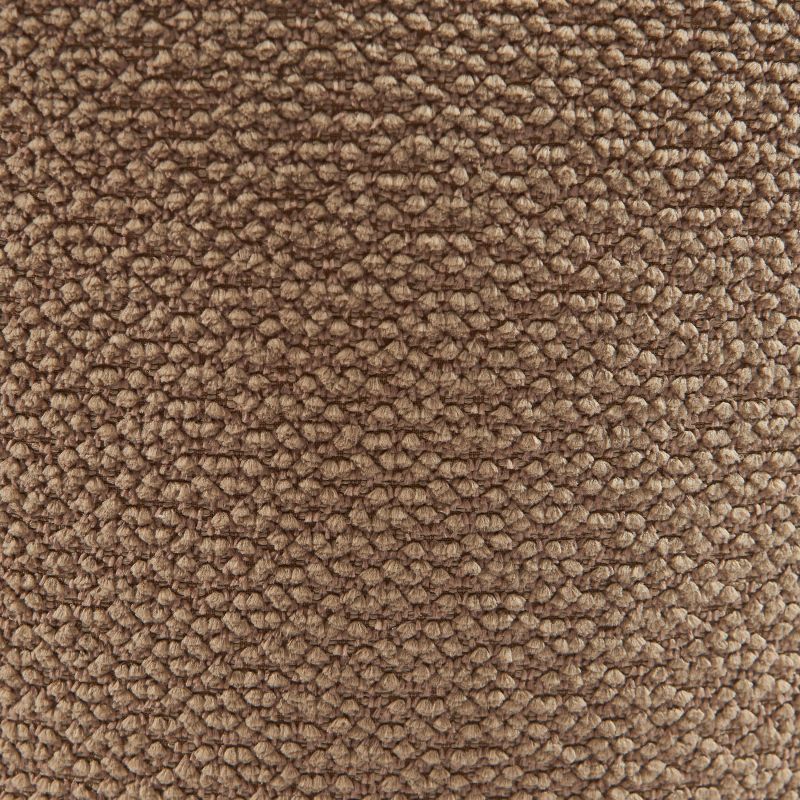 Pouf ASSA tissu marron
