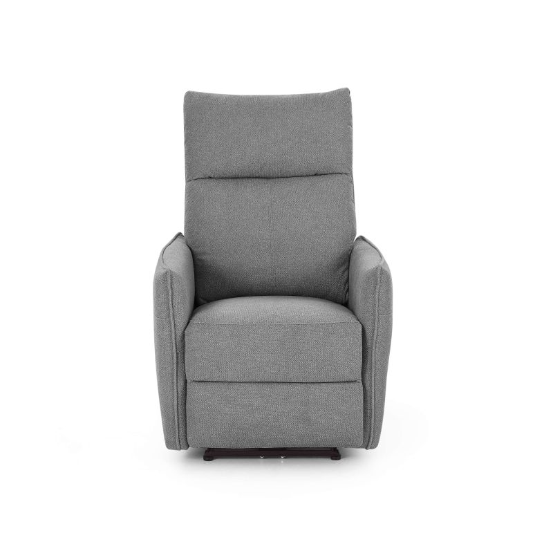 Fauteuil relax électrique MINOS 1 place tissu chenille gris