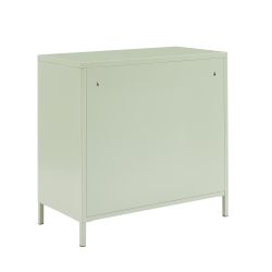 Commode PANTONE 4 tiroirs métal vert amande 80cm