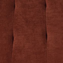 Canapé droit convertible CENOA 3 places tissu chenille tramé brique