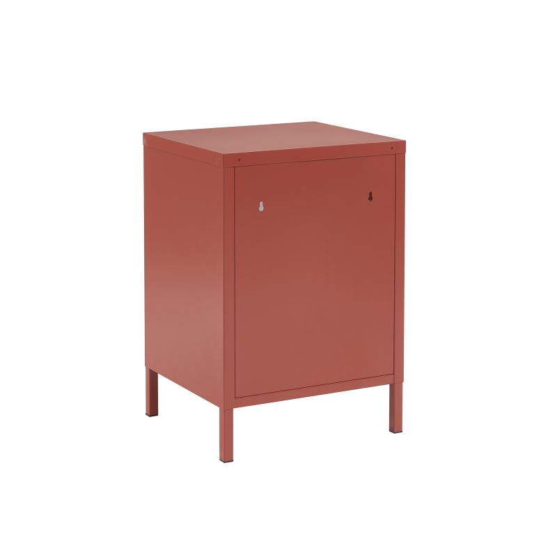 Table de chevet PANTONE métal terracotta