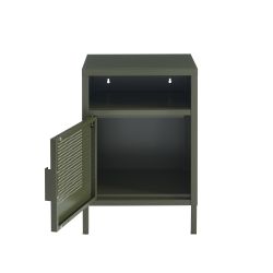 Table de chevet PANTONE métal vert olive
