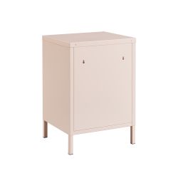 Table de chevet PANTONE métal rose blush