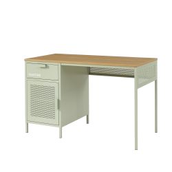 Bureau PANTONE métal vert amande 120cm