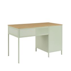 Bureau PANTONE métal vert amande 120cm