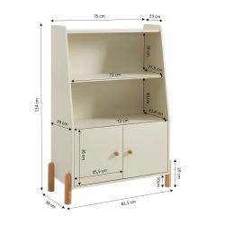 Bibliothèque enfant MONA beige