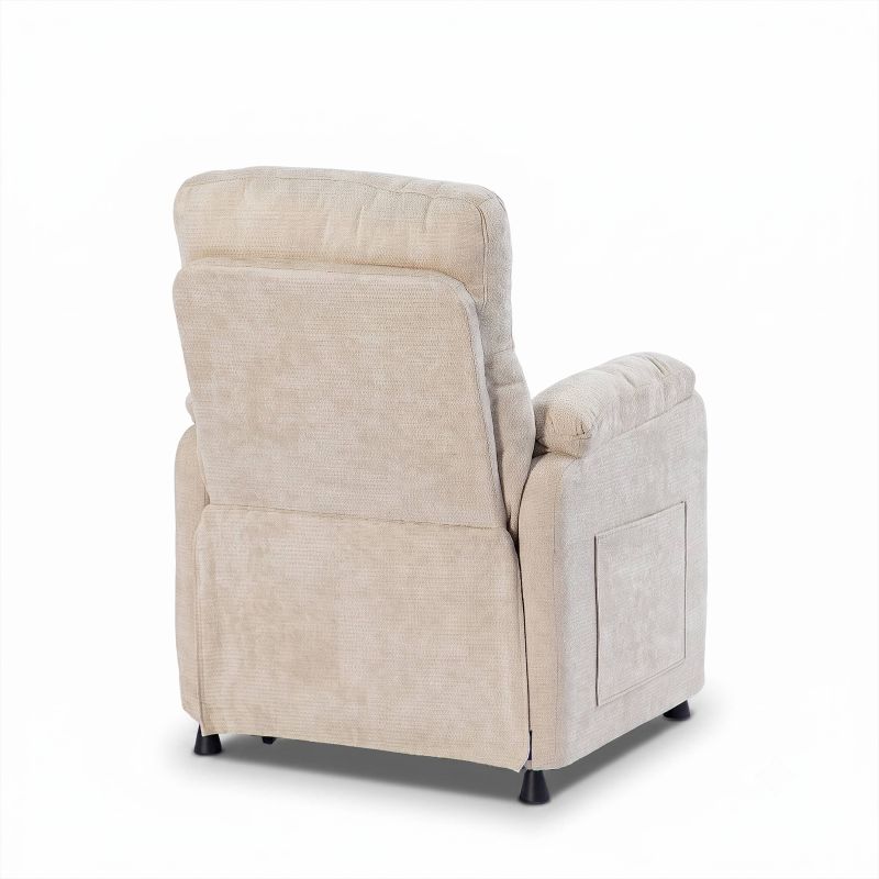 Fauteuil relax électrique PROCYON 1 place tissu beige