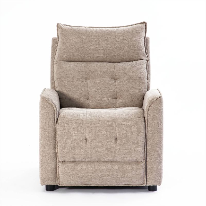 Fauteuil relax massant électrique EUPHOR 1 place tissu taupe