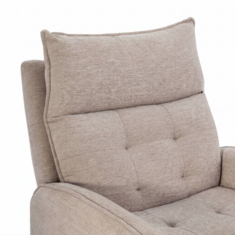 Fauteuil relax massant électrique EUPHOR 1 place tissu taupe