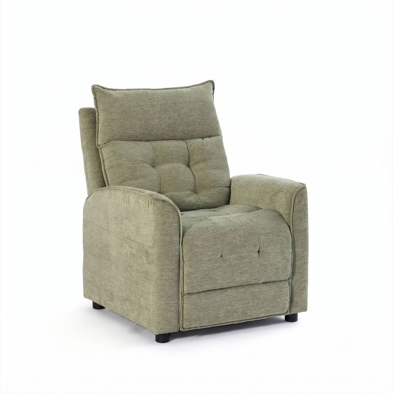 Fauteuil relax massant électrique EUPHOR 1 place tissu vert
