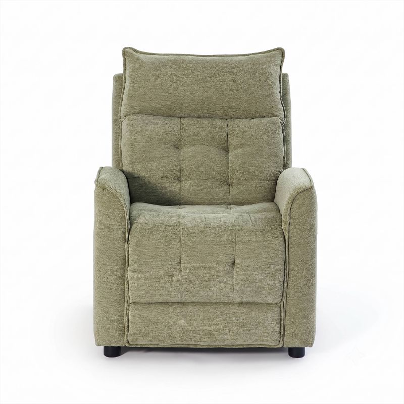 Fauteuil relax massant électrique EUPHOR 1 place tissu vert