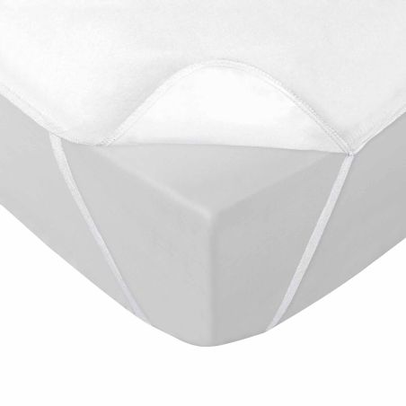 Alèse imperméable avec élastiques SHELLY 140x190 cm blanche