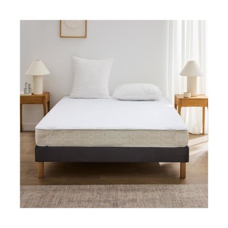 Alèse imperméable avec élastiques SHELLY 180x200 cm blanche