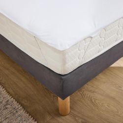 Alèse imperméable avec élastiques SHELLY 90x190 cm blanche