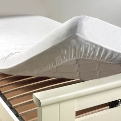 Protège-matelas MOLLY 140x190 cm blanc