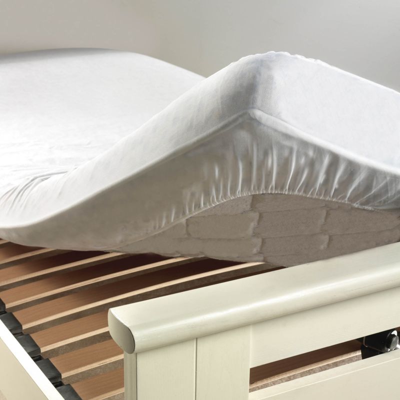 Protège-matelas MOLLY 160x200 cm blanc