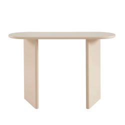 Console KARIA effet laqué beige