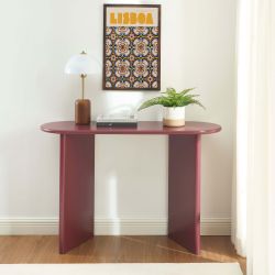 Console KARIA effet laqué bordeaux