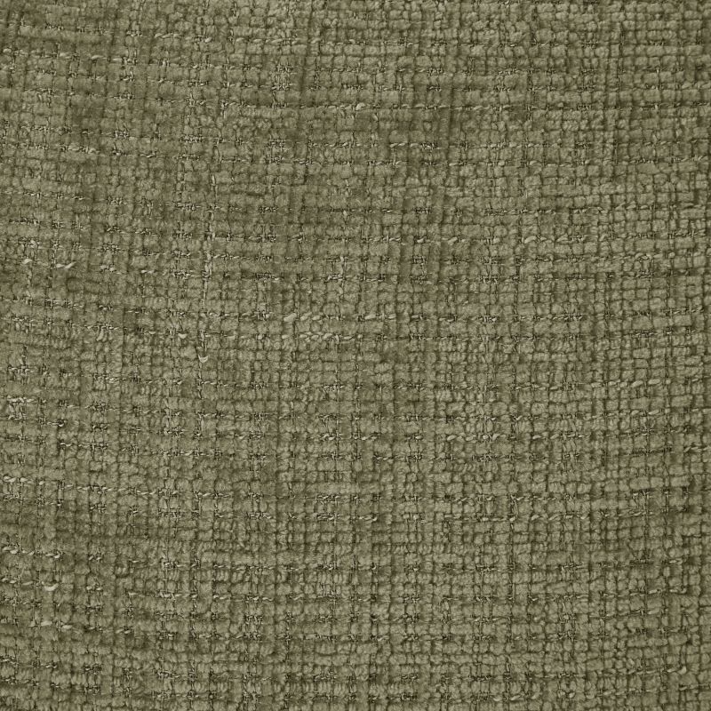 Canapé d'angle modulable ALENO 4 places tissu velours texturé vert