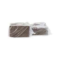 Canapé modulaire compressé KENA 4 places tissu bouclette zebré vert