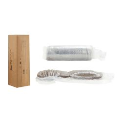 Canapé modulaire compressé KENA 4 places tissu bouclette zebré vert