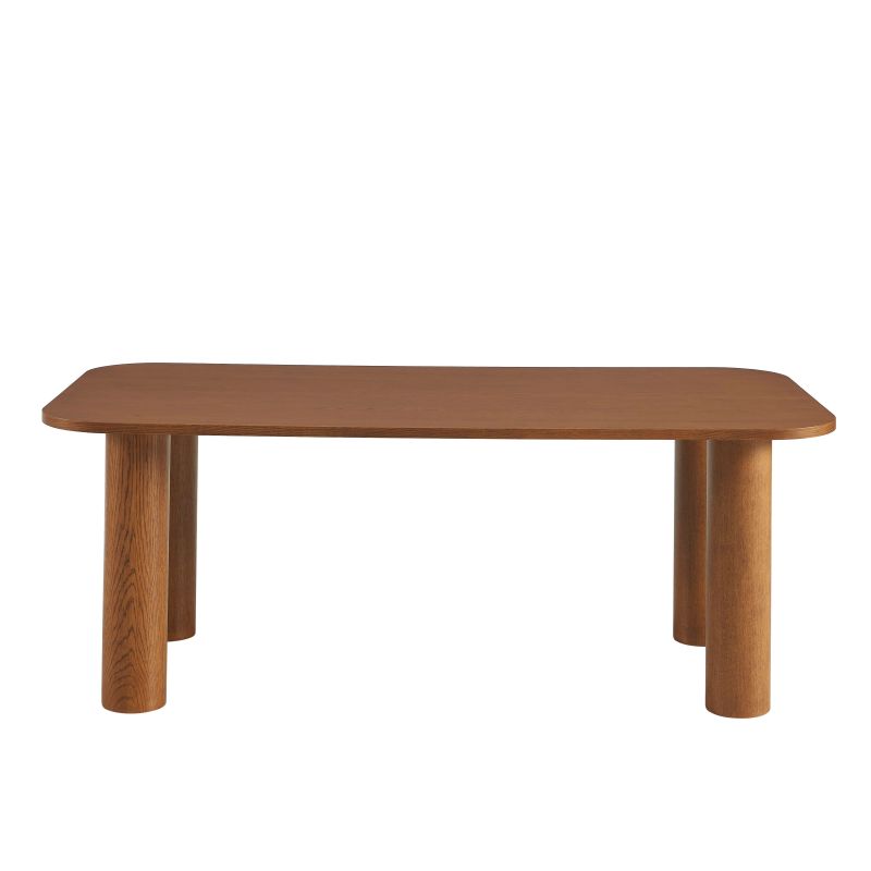 Table de séjour UKAA placage chêne couleur noyer 200cm