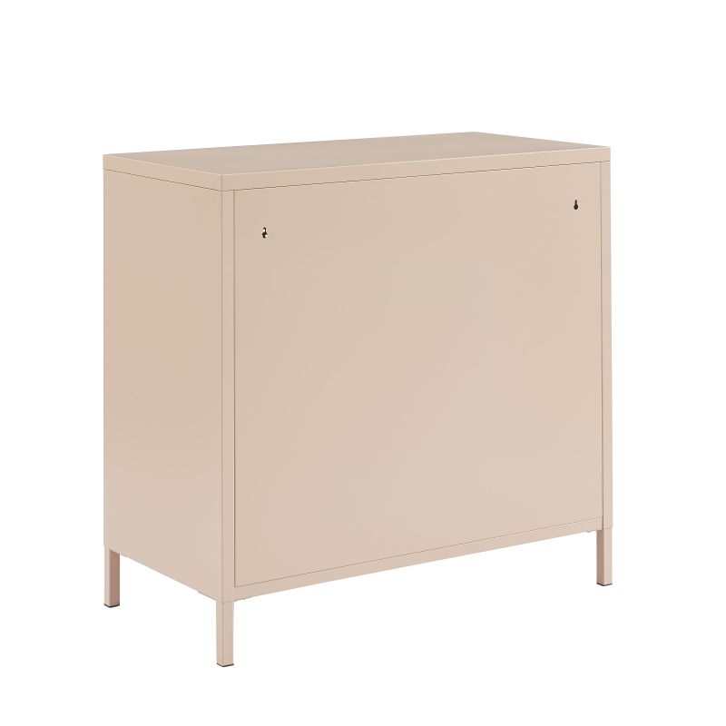 Commode PANTONE 4 tiroirs métal rose blush 80cm