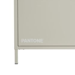 Meuble TV PANTONE métal beige sable 160cm