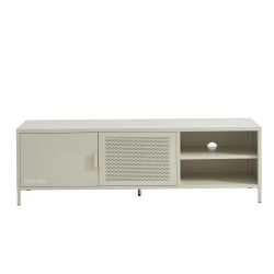 Meuble TV PANTONE métal beige sable 160cm