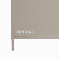 Meuble TV PANTONE métal taupe 160cm