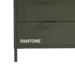 Meuble TV PANTONE métal vert olive 200cm