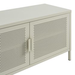 Meuble TV PANTONE métal beige sable 200cm