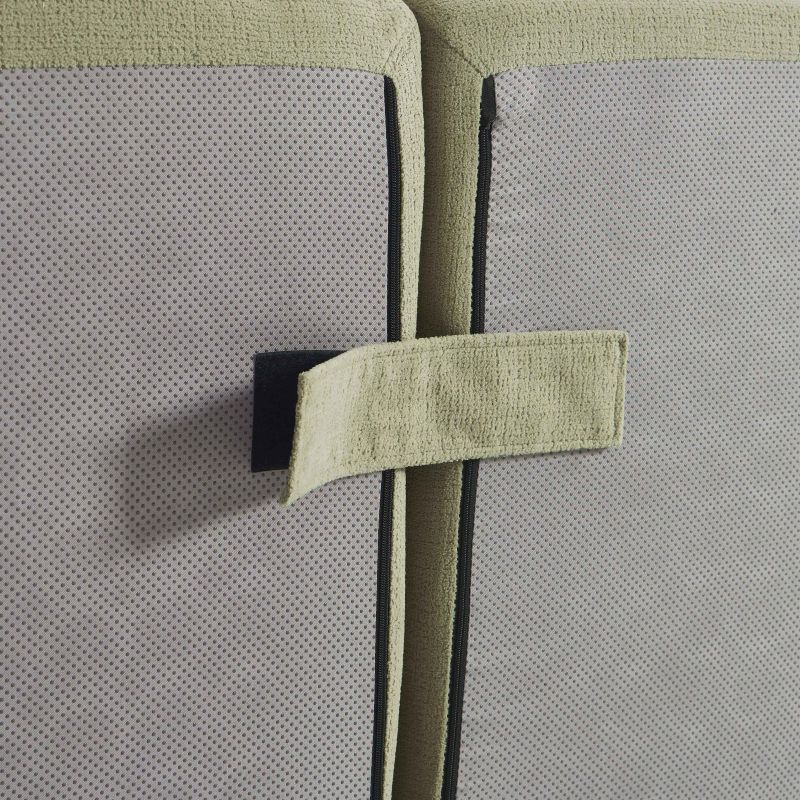 Chauffeuse PANTONE 1 place tissu vert amande