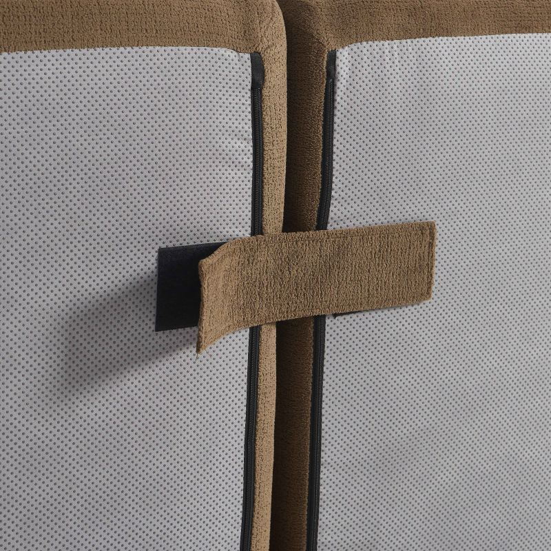 Chauffeuse PANTONE 1 place tissu marron