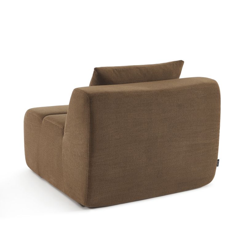 Chauffeuse PANTONE 1 place tissu marron