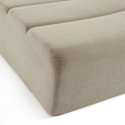 Pouf PANTONE 1 place tissu taupe